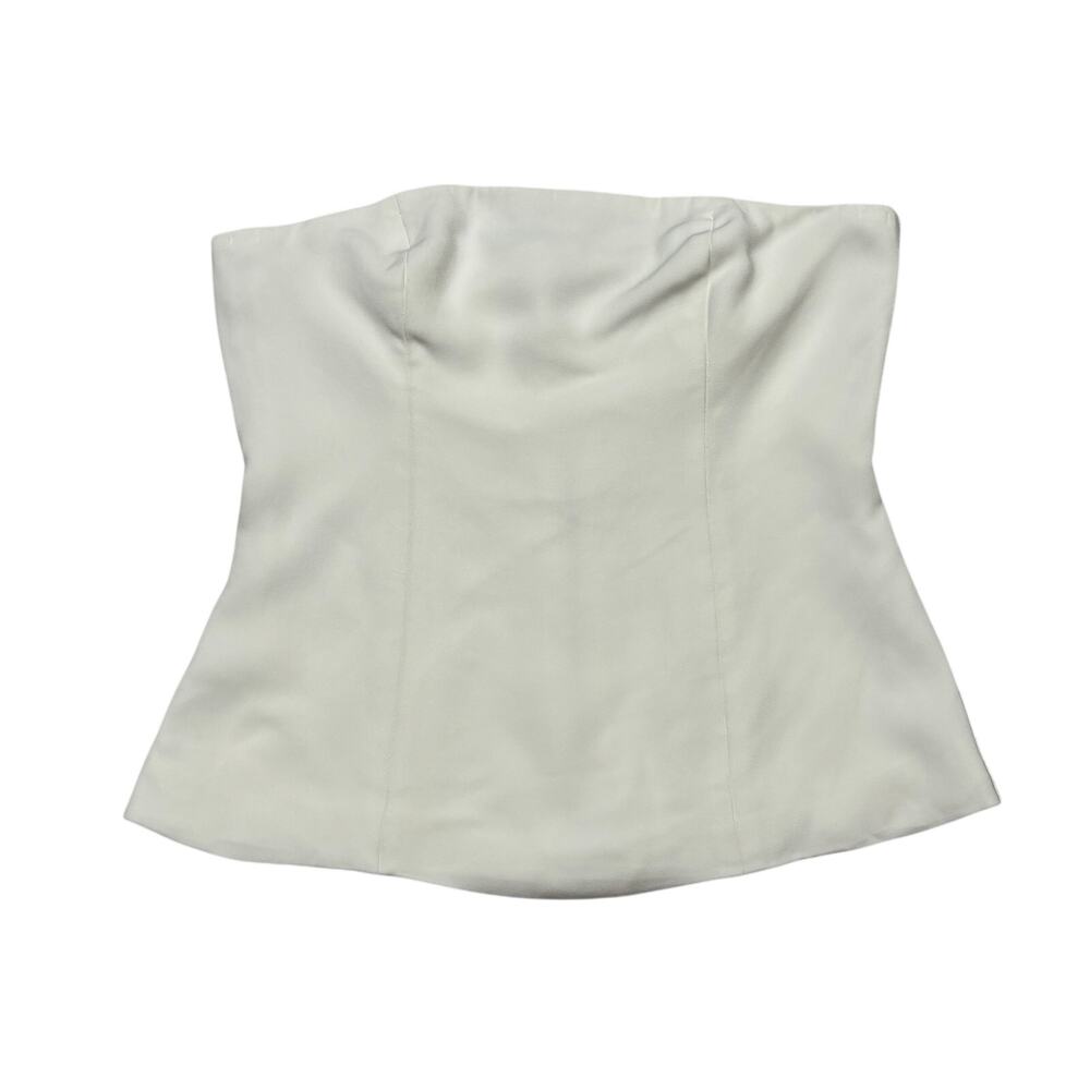 Solid & Striped The Tori Tube Top Women's Small White Strapless Minimalist